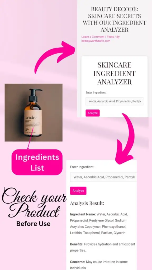 SKINCARE SECRETS WITH OUR INGREDIENT ANALYZER