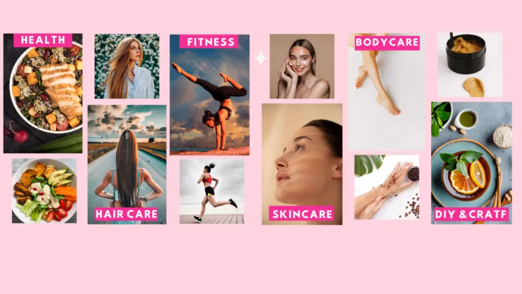 beauty want health landing page