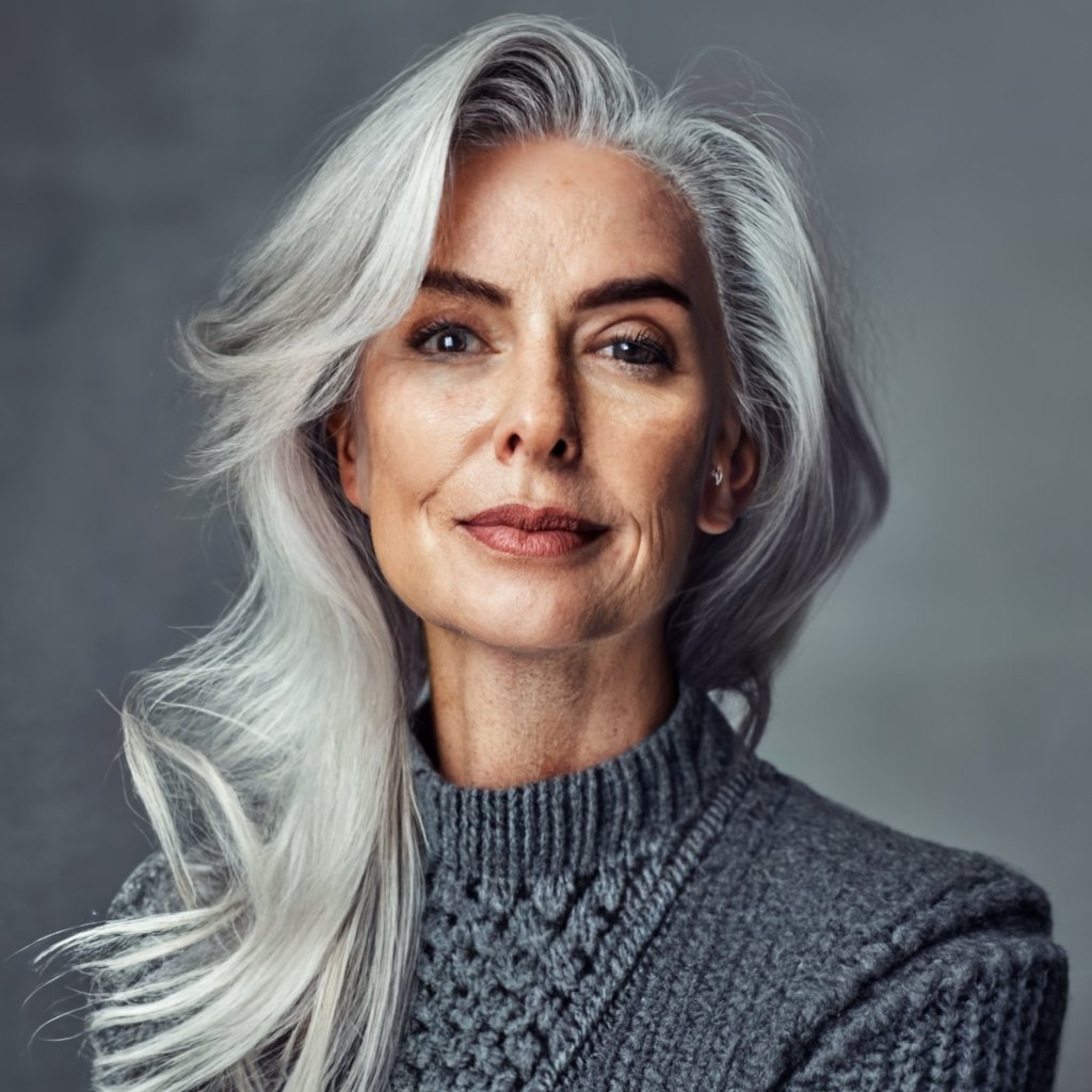 Silver Elegance: A Guide to Enhancing Shine in Gray Hair