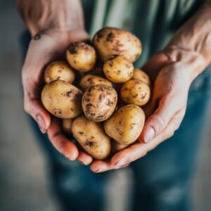  Potatoes for dark elbow and knees 