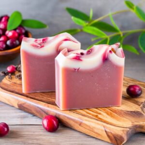 cranberry soap
cranberry soap recipe 
MELT AND POUR Soap
