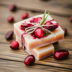 cranberry soap
cranberry soap recipe 
MELT AND POUR Soap
