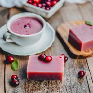 cranberry soap
cranberry soap recipe 
MELT AND POUR Soap
